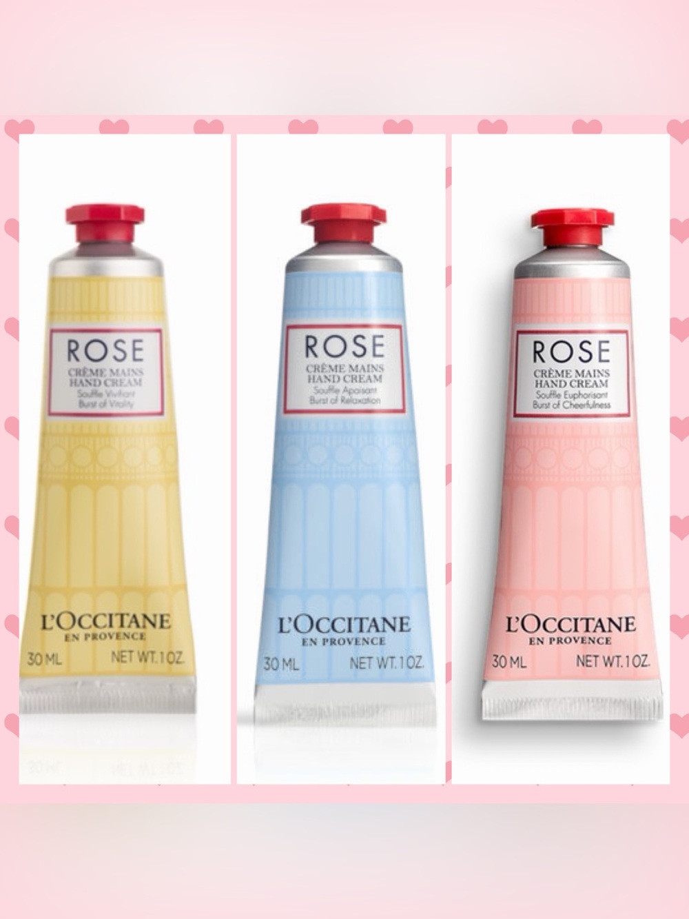 L'OCCITANE Limited Edition Rose Collection in collectible tin